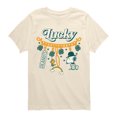 thumbnail image 1 of Peanuts - St. Patrick's Charm Chain Short Sleeve Graphic T-Shirt, 1 of 5