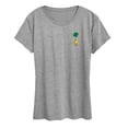 thumbnail image 1 of Peanuts - St. Patrick's Woodstock Clover - Women's Short Sleeve Graphic T-Shirt, 1 of 6