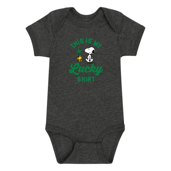 Peanuts - St. Patrick's Day with Snoopy - Infant Baby One Piece Onesie
