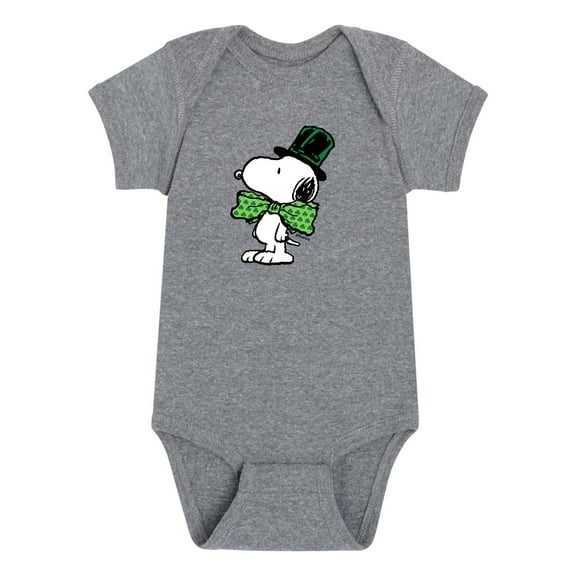 Peanuts - St. Patrick's Day with Snoopy - Infant Baby One Piece Onesie