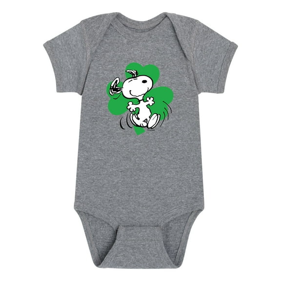 Peanuts - St. Patrick's Day with Snoopy - Infant Baby One Piece Onesie