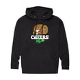 thumbnail image 1 of Peanuts - St. Patrick's Day with Snoopy - Men's Pullover Hooded Fleece Sweatshirt, 1 of 5