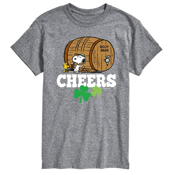 Peanuts - St. Patrick's Day with Snoopy - Men's Short Sleeve Graphic T-Shirt