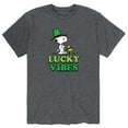 thumbnail image 1 of Peanuts - St. Patrick's Day with Snoopy - Men's Short Sleeve Graphic T-Shirt, 1 of 5