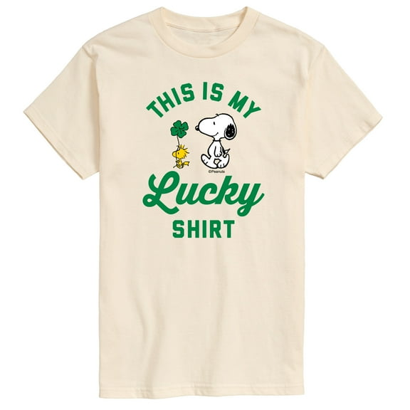 Peanuts - St. Patrick's Day with Snoopy - Men's Short Sleeve Graphic T-Shirt