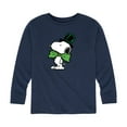 thumbnail image 1 of Peanuts - St. Patrick's Day with Snoopy - Toddler And Youth Long Sleeve Graphic T-Shirt, 1 of 5