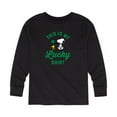 thumbnail image 1 of Peanuts - St. Patrick's Day with Snoopy - Toddler And Youth Long Sleeve Graphic T-Shirt, 1 of 5