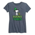 thumbnail image 1 of Peanuts - St. Patrick's Day with Snoopy - Women's Short Sleeve Graphic T-Shirt, 1 of 5