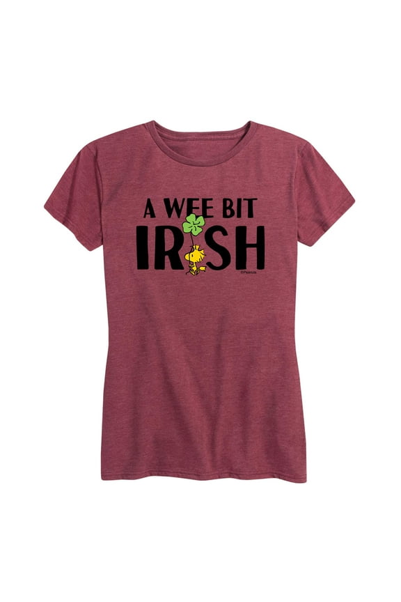 - St. Patrick's Day with Snoopy - Women's Short Sleeve Graphic T-Shirt