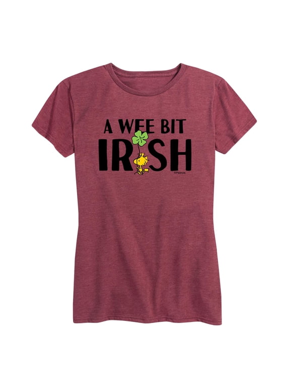 - St. Patrick's Day with Snoopy Women's Short Sleeve Graphic T-Shirt