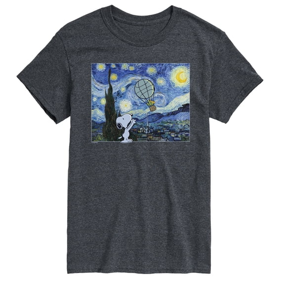 Peanuts - Starry Night - Men's Short Sleeve Graphic T-Shirt