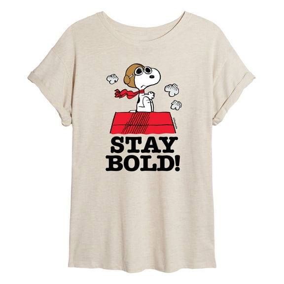 Peanuts - Stay Bold - Juniors Ideal  T-Shirt