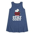 thumbnail image 1 of Peanuts - Stay Cozy - Toddler & Youth Girls A-line Dress, 1 of 5