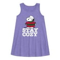 thumbnail image 1 of Peanuts - Stay Cozy - Toddler & Youth Girls A-line Dress, 1 of 4