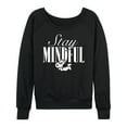 thumbnail image 1 of Peanuts - Stay Mindful Belle - Women's French Terry Pullover Sweatshirt, 1 of 5