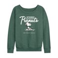 thumbnail image 1 of Peanuts - Stereo Snoopy Dj - Women's Lightweight French Terry Long Sleeve Shirt, 1 of 6