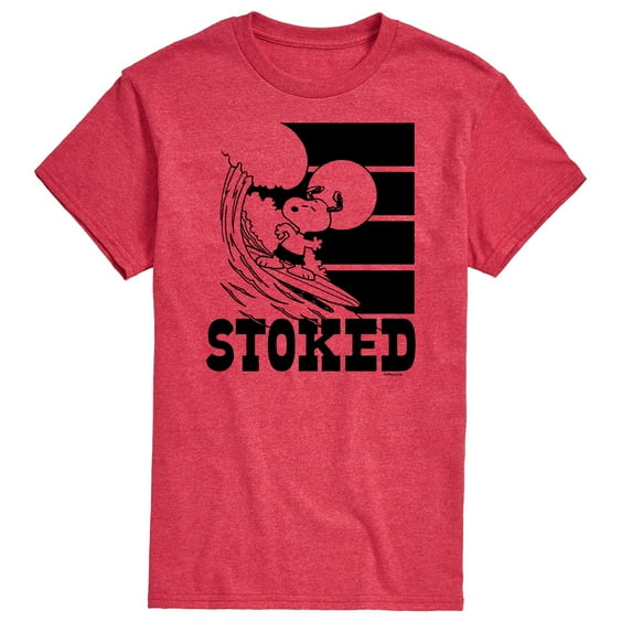 Peanuts - Stoked - Men's Short Sleeve Graphic T-Shirt