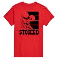 thumbnail image 1 of Peanuts - Stoked - Men's Short Sleeve Graphic T-Shirt, 1 of 6
