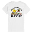 thumbnail image 1 of Peanuts - Stop and Smell the Flowers - Men's Short Sleeve Graphic T-Shirt, 1 of 5