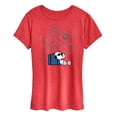 thumbnail image 1 of Peanuts - Summer Edition - Passport Stamps - Women's Short Sleeve Graphic T-Shirt, 1 of 5