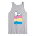 thumbnail image 1 of Peanuts - Summer Edition - Snoopy & Flip Flops - Men's Jersey Tank Top, 1 of 4