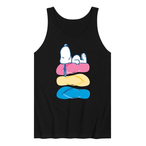 Peanuts - Summer Edition - Snoopy & Flip Flops - Men's Jersey Tank Top