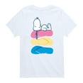 thumbnail image 1 of Peanuts - Summer Edition - Snoopy & Flip Flops - Toddler & Youth Short Sleeve Graphic T-Shirt, 1 of 5