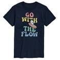 thumbnail image 1 of Peanuts - Summer Edition - Snoopy - Go with the Flow - Men's Short Sleeve Graphic T-Shirt, 1 of 5