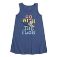 thumbnail image 1 of Peanuts - Summer Edition - Snoopy - Go with the Flow - Toddler & Youth Girls A-line Dress, 1 of 5