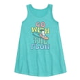 thumbnail image 1 of Peanuts - Summer Edition - Snoopy - Go with the Flow - Toddler & Youth Girls A-line Dress, 1 of 4
