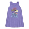 thumbnail image 1 of Peanuts - Summer Edition - Snoopy - Go with the Flow - Toddler & Youth Girls A-line Dress, 1 of 1