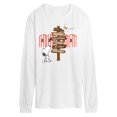 thumbnail image 1 of Peanuts - Summer Edition - Snoopy Looking for a Destination on Sign - Men's Long Sleeve T-Shirt, 1 of 1