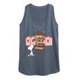 thumbnail image 1 of Peanuts - Summer Edition - Snoopy Looking for a Destination on Sign - Women's Racerback Tank Top, 1 of 5
