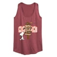 thumbnail image 1 of Peanuts - Summer Edition - Snoopy Looking for a Destination on Sign - Women's Racerback Tank Top, 1 of 5