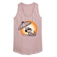 thumbnail image 1 of Peanuts - Summer Edition - Snoopy & Woodstock Relaxing - Women's Racerback Tank Top, 1 of 5