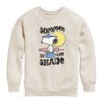 thumbnail image 1 of Peanuts - Summer Edition - Summer in the Shade - Toddler & Youth Crewneck Fleece Sweatshirt, 1 of 5