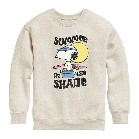 Peanuts - Summer Edition - Summer in the Shade - Toddler & Youth Crewneck Fleece Sweatshirt