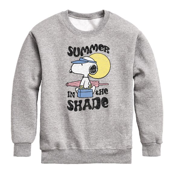 Peanuts - Summer Edition - Summer in the Shade - Toddler & Youth Crewneck Fleece Sweatshirt