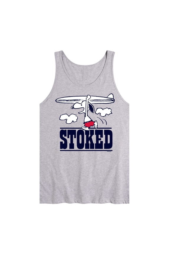 - Surfing Snoopy Stoked - Men's Jersey Tank