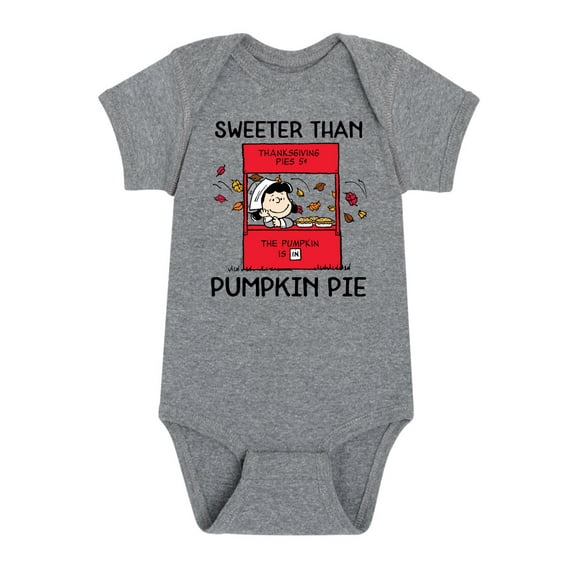 Peanuts - Sweeter Than Pumpkin Pie - Infant Baby One Piece