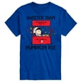 thumbnail image 1 of Peanuts - Sweeter Than Pumpkin Pie - Men's Short Sleeve Graphic T-Shirt, 1 of 6