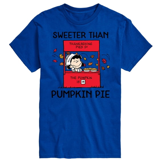 Peanuts - Sweeter Than Pumpkin Pie - Men's Short Sleeve Graphic T-Shirt