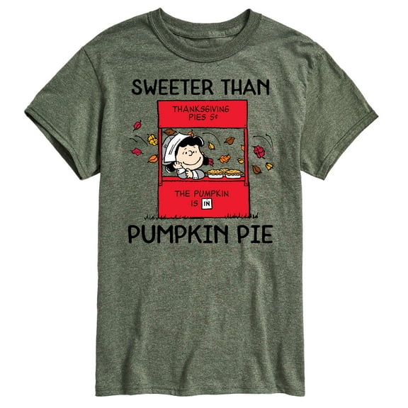 Peanuts - Sweeter Than Pumpkin Pie - Men's Short Sleeve Graphic T-Shirt