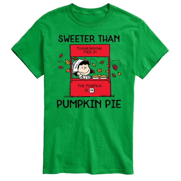 Peanuts - Sweeter Than Pumpkin Pie - Men's Short Sleeve Graphic T-Shirt