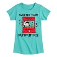 thumbnail image 1 of Peanuts - Sweeter Than Pumpkin Pie - Toddler And Youth Girls Short Sleeve Graphic T-Shirt, 1 of 6