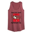 thumbnail image 1 of Peanuts - Sweeter Than Pumpkin Pie - Women's Racerback Tank Top, 1 of 6