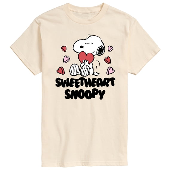 Peanuts - Sweetheart Snoopy - Men's Short Sleeve Graphic T-Shirt