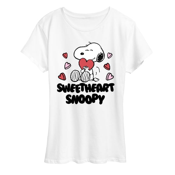 Peanuts - Sweetheart Snoopy - Women's Short Sleeve Graphic T-Shirt