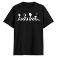 thumbnail image 1 of Peanuts T-Shirt Men's Abbey Road Crossing Black and White Graphic Print Tee, 1 of 3