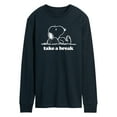 thumbnail image 1 of Peanuts - Take A Break - Men's Long Sleeve T-Shirt, 1 of 6